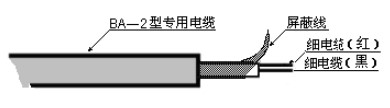 深井超声波液位计电缆线说明图